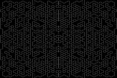 Soyut arkaplan. Monokrom dokusu. Beyaz arkaplanda siyah beyaz çizgiler.