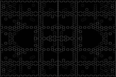 Soyut arkaplan. Monokrom dokusu. Beyaz arkaplanda siyah beyaz çizgiler.