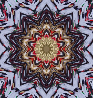 Soyut kaleydoskop arkaplanı. Çoklu renkli kaleydoskop dokusu.