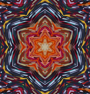 Soyut kaleydoskop arkaplanı. Çoklu renkli kaleydoskop dokusu.