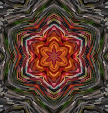 Soyut kaleydoskop arkaplanı. Çoklu renkli kaleydoskop dokusu.