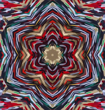 Soyut kaleydoskop arkaplanı. Çoklu renkli kaleydoskop dokusu.