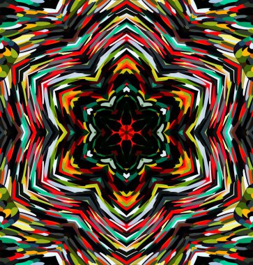 Soyut kaleydoskop arkaplanı. Çoklu renkli kaleydoskop dokusu.