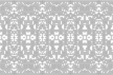 Soyut arkaplan. Monokrom dokusu. Beyaz arkaplanda siyah beyaz çizgiler.