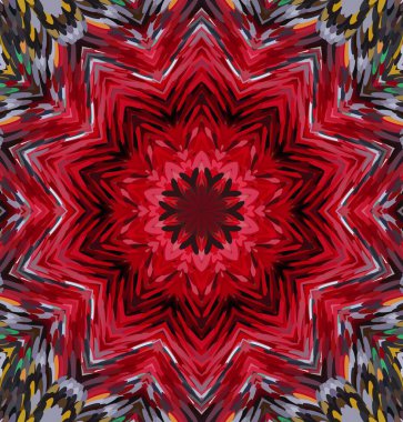 Soyut kaleydoskop arkaplanı. Çoklu renkli kaleydoskop dokusu.