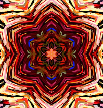 Soyut kaleydoskop arkaplanı. Çoklu renkli kaleydoskop dokusu.