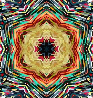 Soyut kaleydoskop arkaplanı. Çoklu renkli kaleydoskop dokusu.