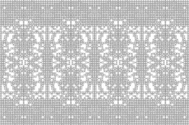 Soyut arkaplan. Monokrom dokusu. Beyaz arkaplanda siyah beyaz çizgiler.