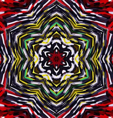 Soyut kaleydoskop arkaplanı. Çoklu renkli kaleydoskop dokusu.