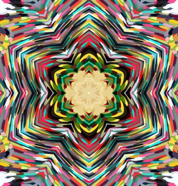 Soyut kaleydoskop arkaplanı. Çoklu renkli kaleydoskop dokusu.