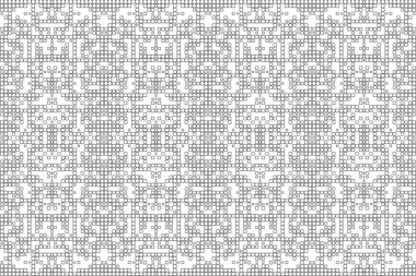 Soyut arkaplan. Monokrom dokusu. Beyaz arkaplanda siyah beyaz çizgiler.