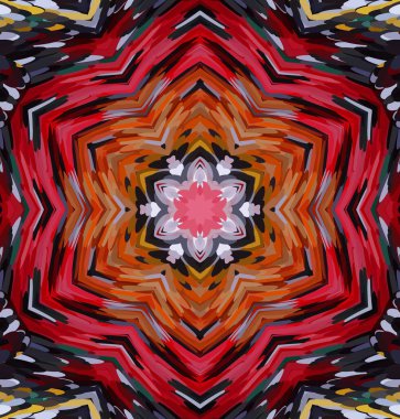 Soyut kaleydoskop arkaplanı. Çoklu renkli kaleydoskop dokusu.