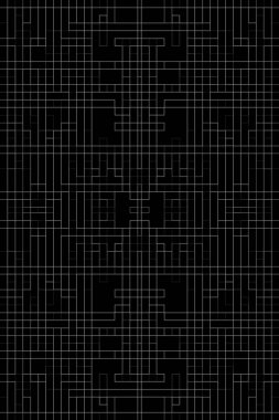 Soyut arkaplan. Monokrom dokusu. Beyaz arkaplanda siyah beyaz çizgiler.