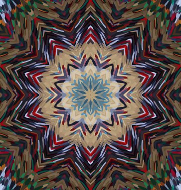 Soyut kaleydoskop arkaplanı. Çoklu renkli kaleydoskop dokusu.