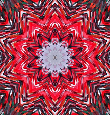 Soyut kaleydoskop arkaplanı. Çoklu renkli kaleydoskop dokusu.