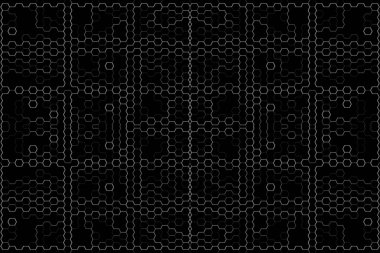 Soyut arkaplan. Monokrom dokusu. Beyaz arkaplanda siyah beyaz çizgiler.
