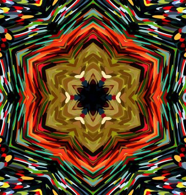 Soyut kaleydoskop arkaplanı. Çoklu renkli kaleydoskop dokusu.