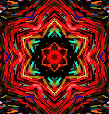 Soyut kaleydoskop arkaplanı. Çoklu renkli kaleydoskop dokusu.