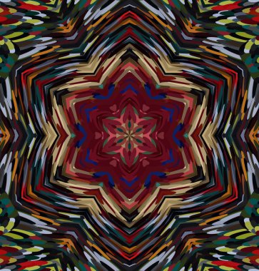 Soyut kaleydoskop arkaplanı. Çoklu renkli kaleydoskop dokusu.