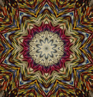 Soyut kaleydoskop arkaplanı. Çoklu renkli kaleydoskop dokusu.