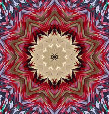 Soyut kaleydoskop arkaplanı. Çoklu renkli kaleydoskop dokusu.