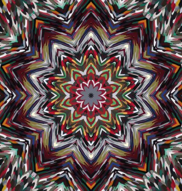 Soyut kaleydoskop arkaplanı. Çoklu renkli kaleydoskop dokusu.