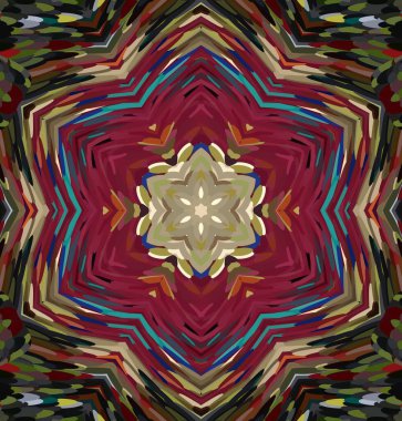 Soyut kaleydoskop arkaplanı. Çoklu renkli kaleydoskop dokusu.