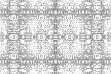 Soyut arkaplan. Monokrom dokusu. Beyaz arkaplanda siyah beyaz çizgiler.