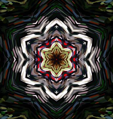 Soyut kaleydoskop arkaplanı. Çoklu renkli kaleydoskop dokusu.