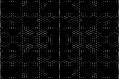 Soyut arkaplan. Monokrom dokusu. Beyaz arkaplanda siyah beyaz çizgiler.