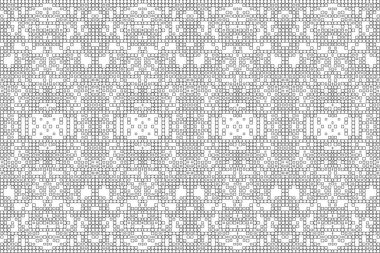 Soyut arkaplan. Monokrom dokusu. Beyaz arkaplanda siyah beyaz çizgiler.