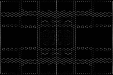 Soyut arkaplan. Monokrom dokusu. Beyaz arkaplanda siyah beyaz çizgiler.