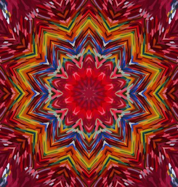 Soyut kaleydoskop arkaplanı. Çoklu renkli kaleydoskop dokusu.