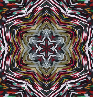 Soyut kaleydoskop arkaplanı. Çoklu renkli kaleydoskop dokusu.