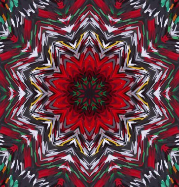 Soyut kaleydoskop arkaplanı. Çoklu renkli kaleydoskop dokusu.