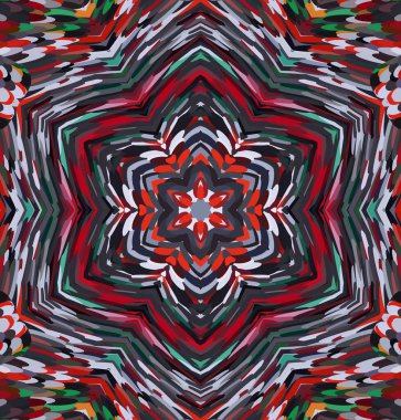 Soyut kaleydoskop arkaplanı. Çoklu renkli kaleydoskop dokusu.