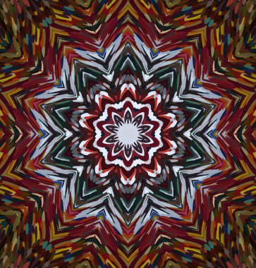 Soyut kaleydoskop arkaplanı. Çoklu renkli kaleydoskop dokusu.