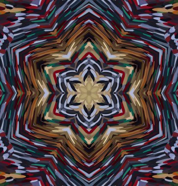 Soyut kaleydoskop arkaplanı. Çoklu renkli kaleydoskop dokusu.