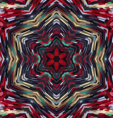 Soyut kaleydoskop arkaplanı. Çoklu renkli kaleydoskop dokusu.