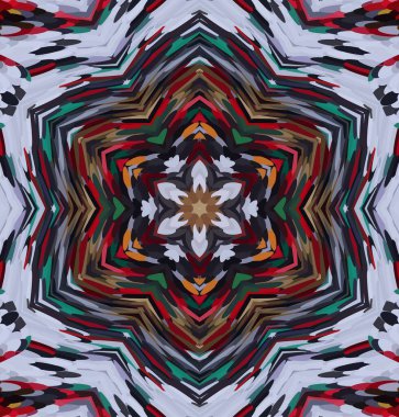 Soyut kaleydoskop arkaplanı. Çoklu renkli kaleydoskop dokusu.