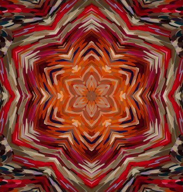 Soyut kaleydoskop arkaplanı. Çoklu renkli kaleydoskop dokusu.