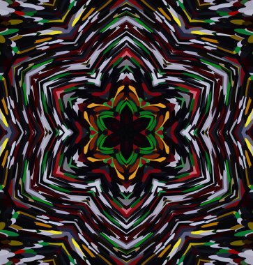 Soyut kaleydoskop arkaplanı. Çoklu renkli kaleydoskop dokusu.