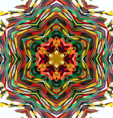 Soyut kaleydoskop arkaplanı. Çoklu renkli kaleydoskop dokusu.