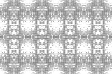 Soyut arkaplan. Monokrom dokusu. Beyaz arkaplanda siyah beyaz çizgiler.