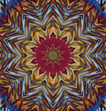 Soyut kaleydoskop arkaplanı. Çoklu renkli kaleydoskop dokusu.