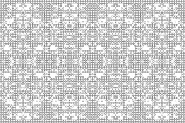 Soyut arkaplan. Monokrom dokusu. Beyaz arkaplanda siyah beyaz çizgiler.