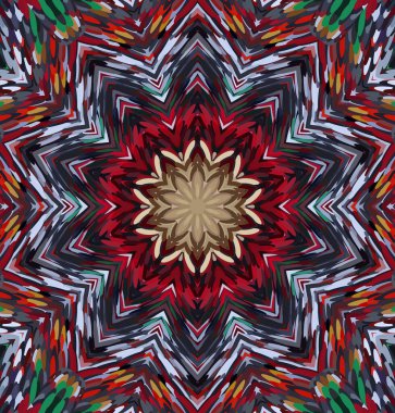 Soyut kaleydoskop arkaplanı. Çoklu renkli kaleydoskop dokusu.