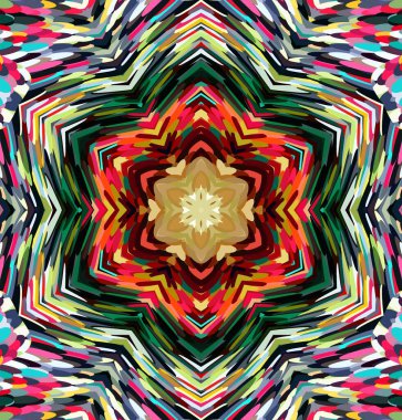 Soyut kaleydoskop arkaplanı. Çoklu renkli kaleydoskop dokusu.