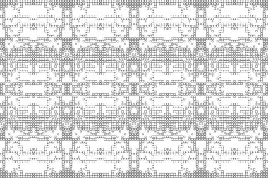 Soyut arkaplan. Monokrom dokusu. Beyaz arkaplanda siyah beyaz çizgiler.