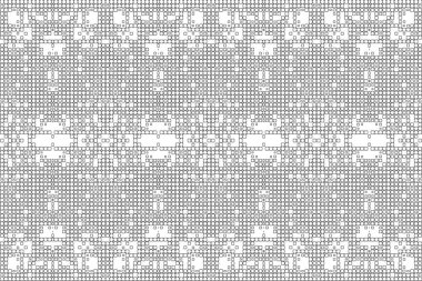 Soyut arkaplan. Monokrom dokusu. Beyaz arkaplanda siyah beyaz çizgiler.
